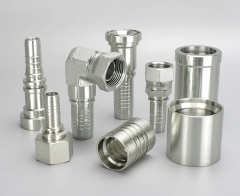 Two-Piece Hydraulic Hose Fittings